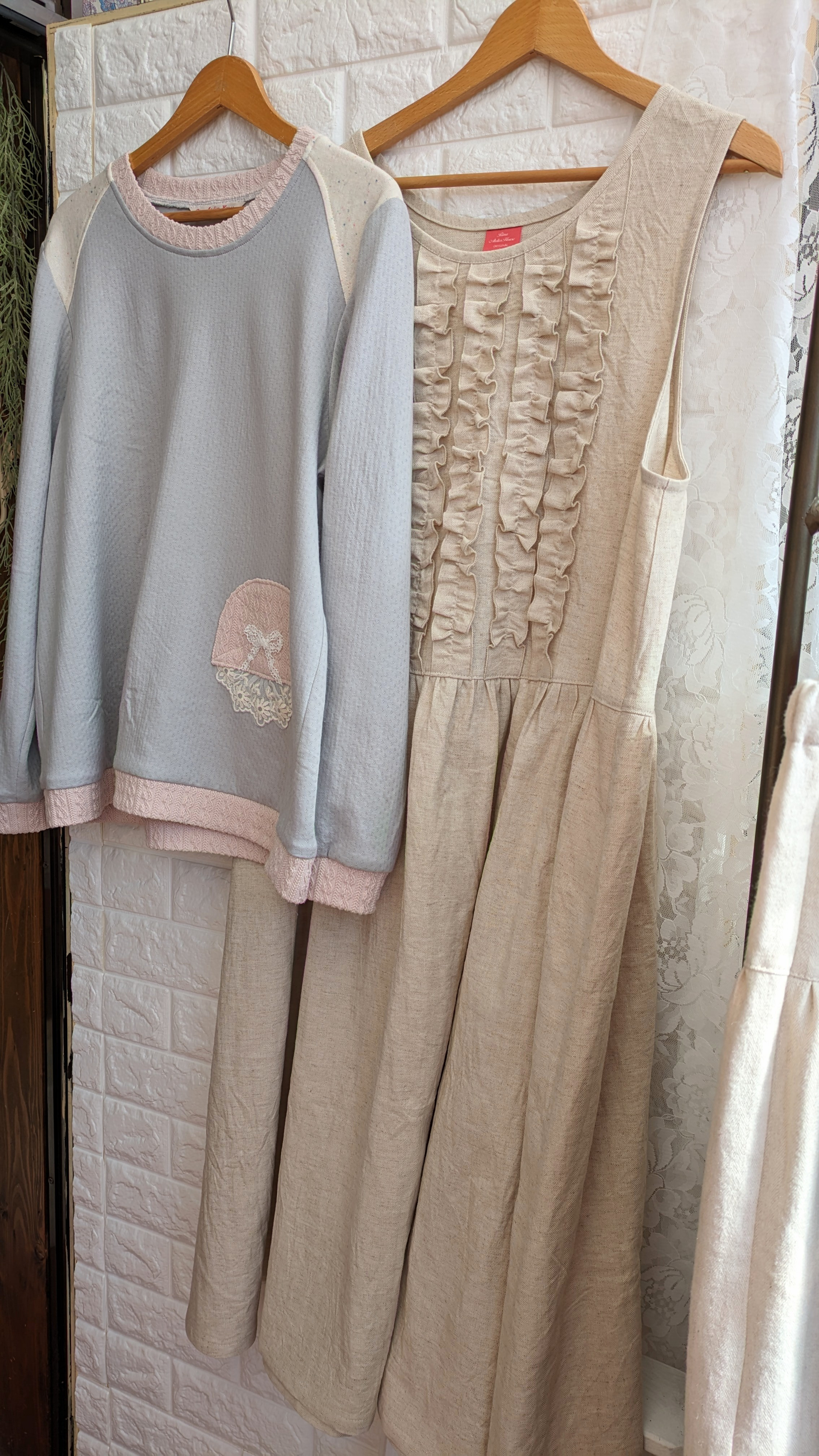 オーダー品* お菓子のようなカットソー&ふりふりワンピース