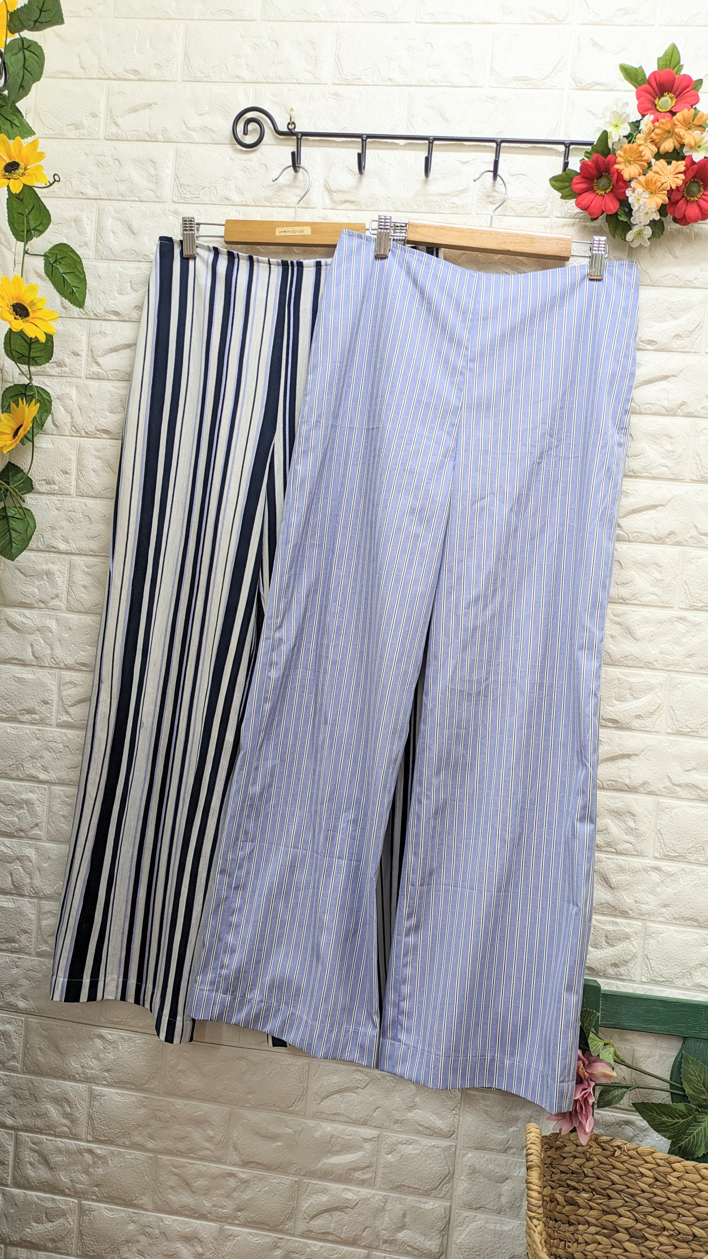 オートクチュール* 春服のシャツブラウスとパンツ