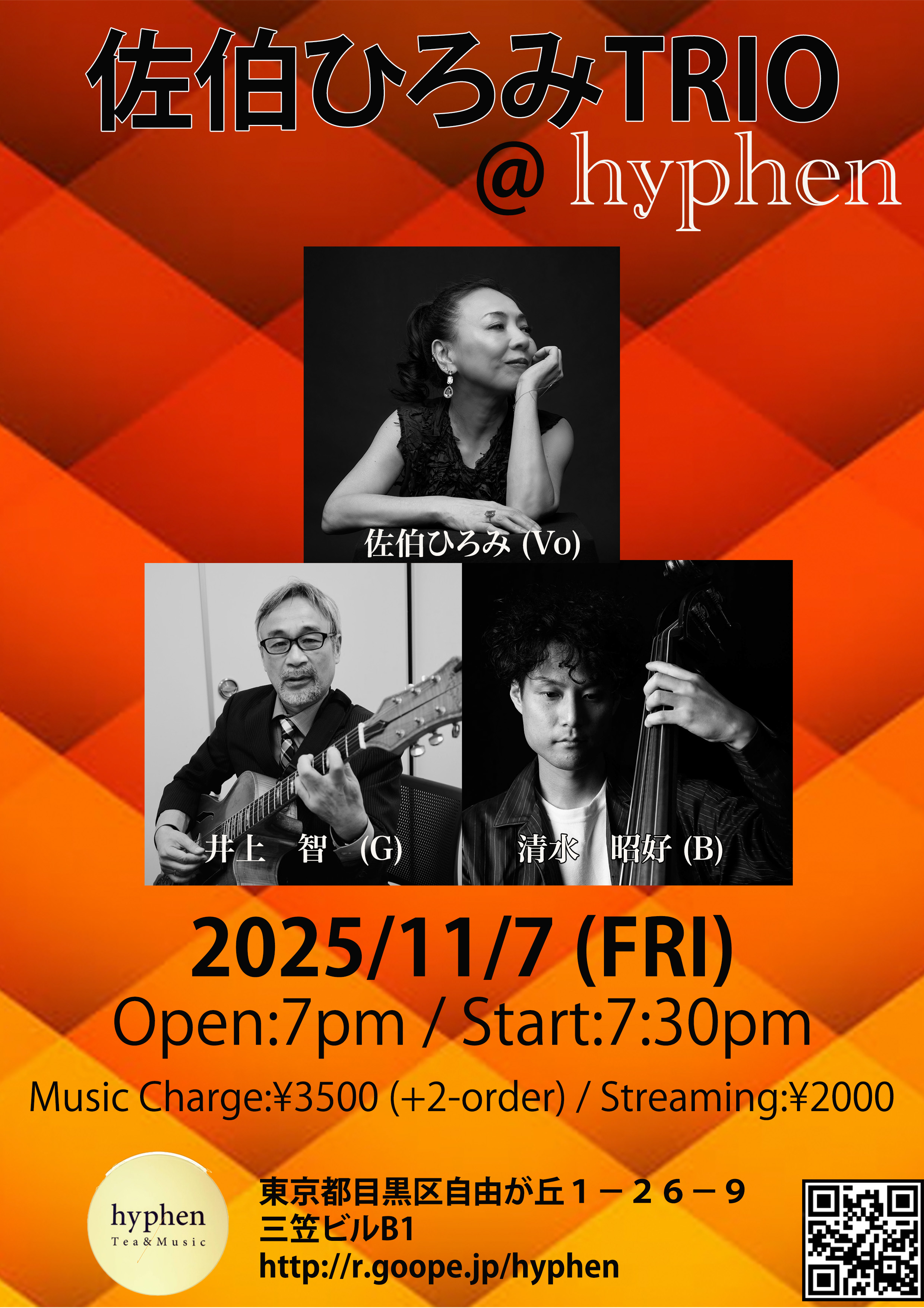 佐伯ひろみTRIO＠hyphen