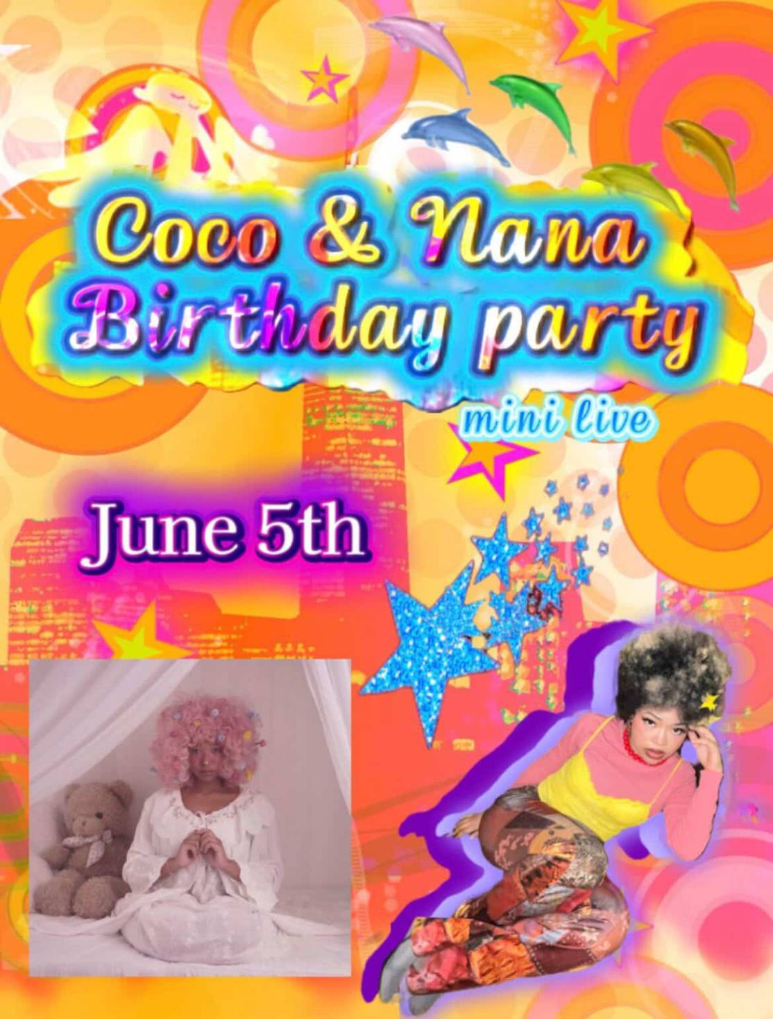 Coco & Nana Birthday party  mini live♪
