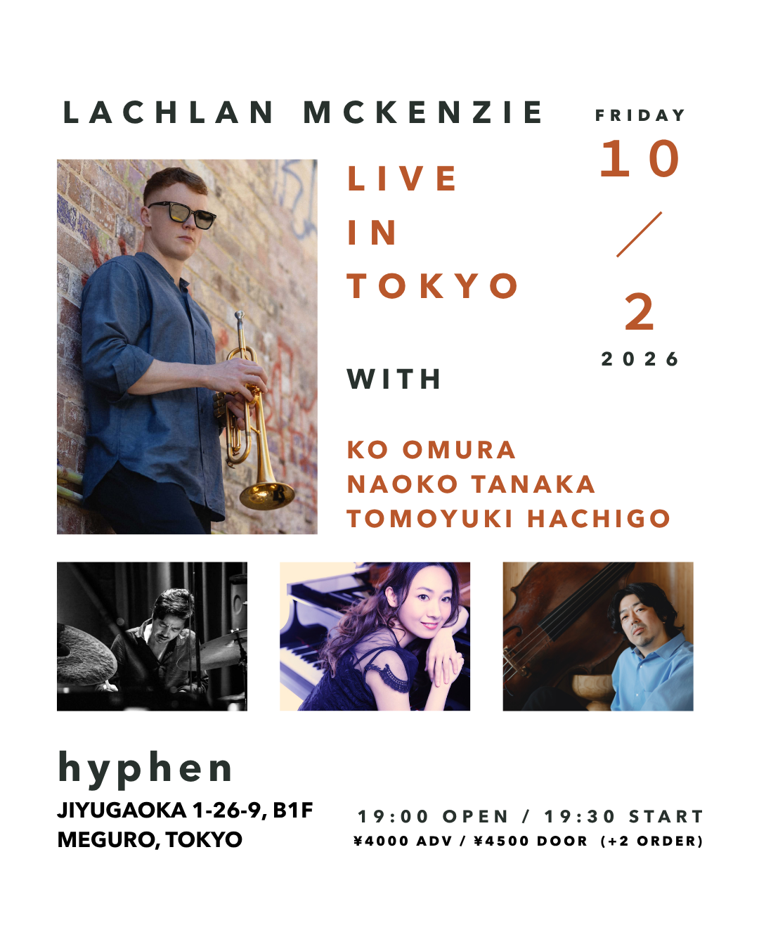 Lachlan McKenzie (from Australia) - Live in Tokyo