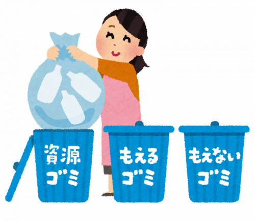 ごみ分別をお願いします