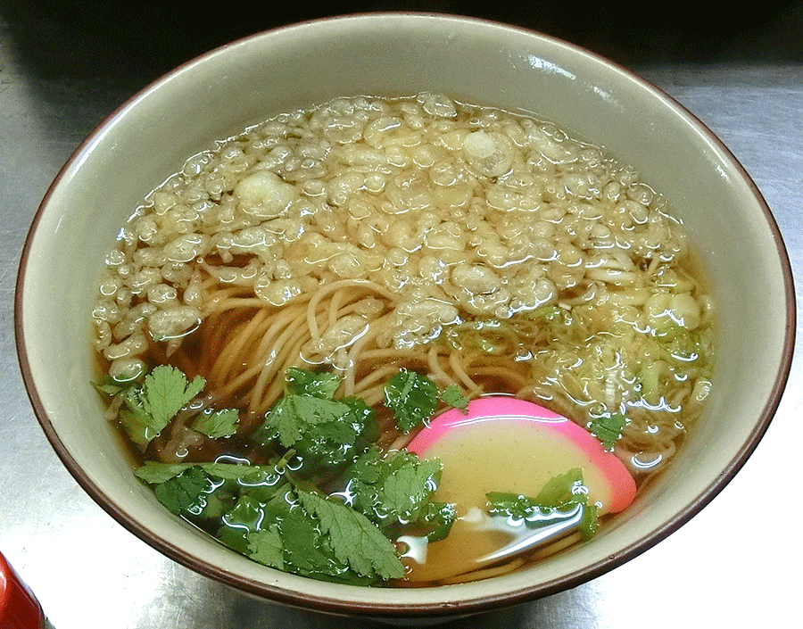 たぬきそば うどん 宮城県大崎市の日帰り温泉 ひまわり温泉 花おりの湯