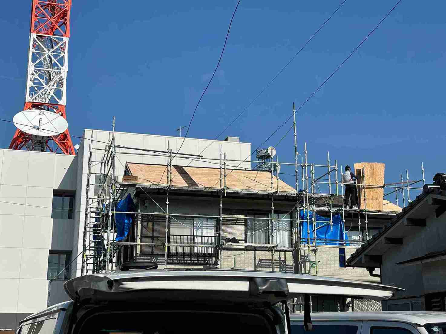屋根葺き替え工事