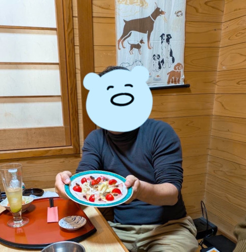 ご主人のお誕生日おめでとうございます٩(๑′∀ ‵๑)۶•*¨*•.¸¸♪