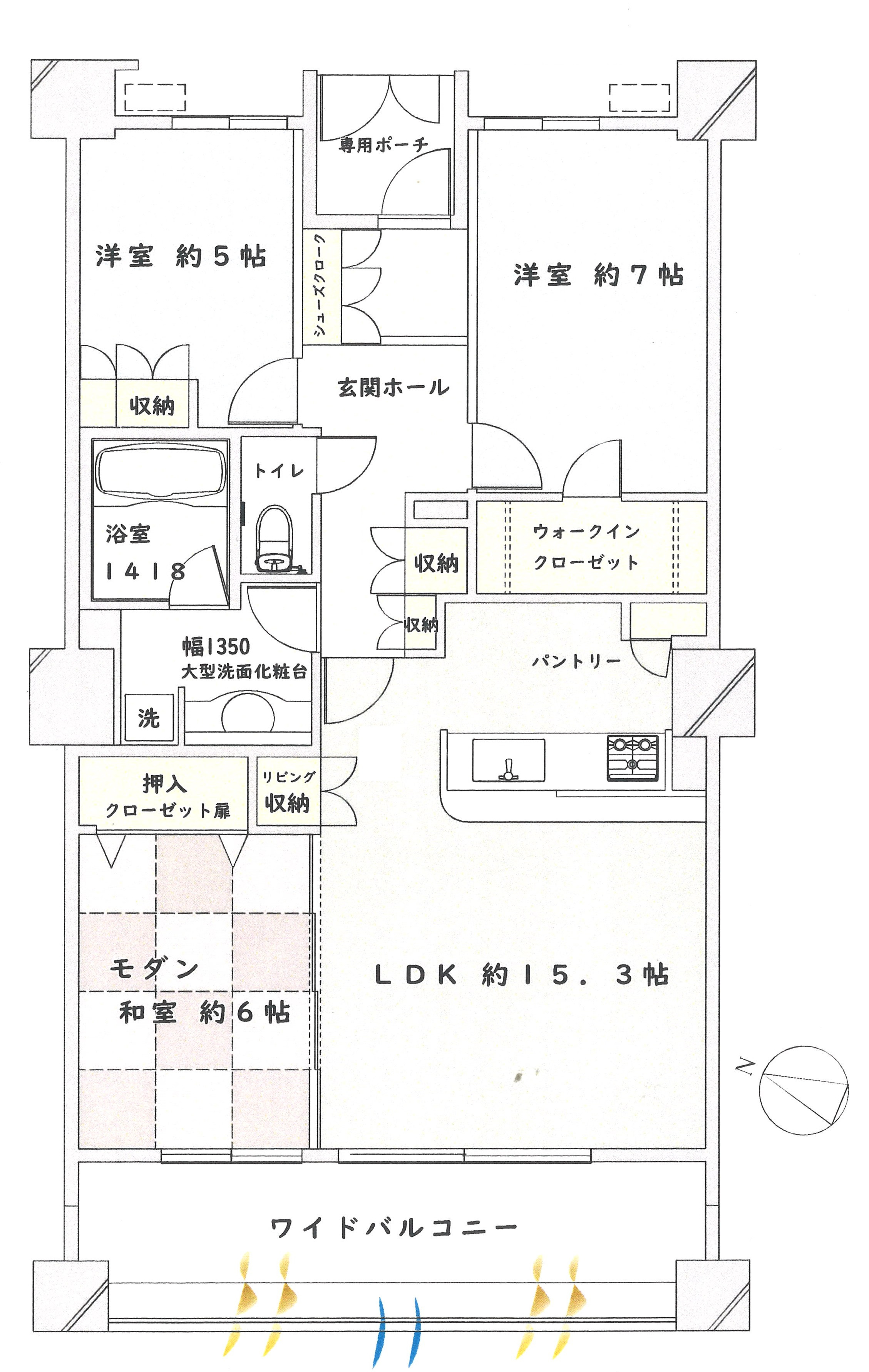 ジェイパークシティ川崎704号室　4,490万円