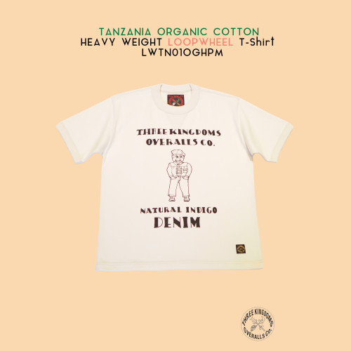 へビーウェイト吊り編みタンザニア手摘みオーガニックコットンTシャツLWTN01OGHPM公式オンラインショップにて販売開始📣📣📣