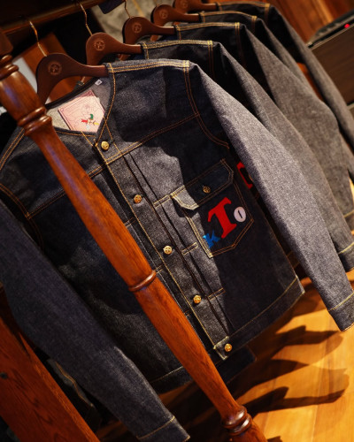 NEW ARRIVAL📣📣📣 天然藍染セルビッチデニムクラシックタイプワンカラーレスジャケットTK991CCLJ(TKO) 入荷致しました👏👏👏。