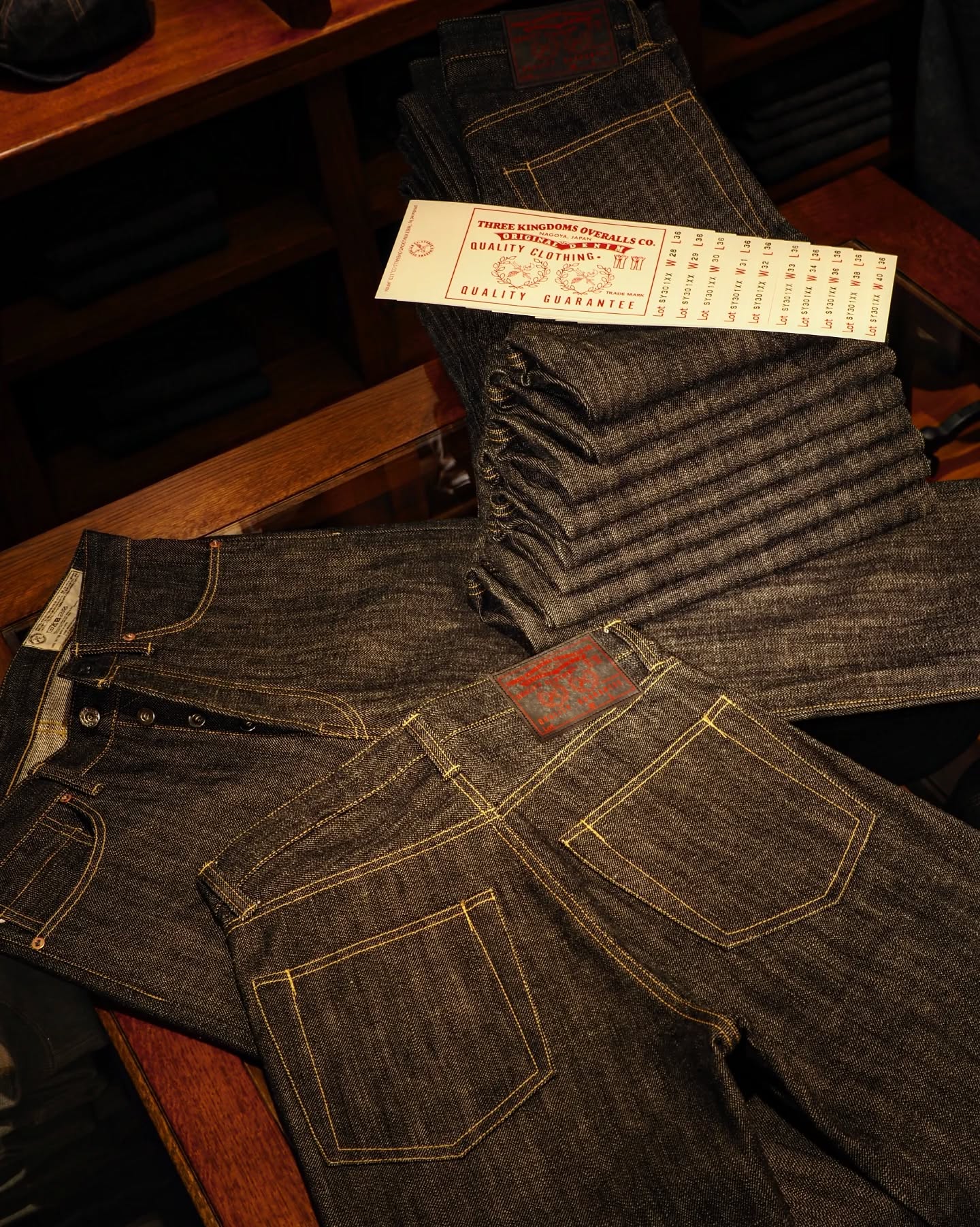 NEW ARRIVAL📣📣📣 天然藍染セルビッチデニム大戦デニムパンツSY301XX入荷致しました👏👏👏。