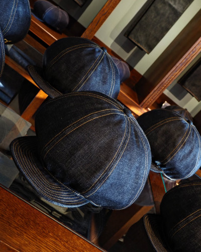 New Arrival📣📣📣 天然藍染セルビッチデニムニュースボーイキャップDC01HI入荷致しました👏👏👏