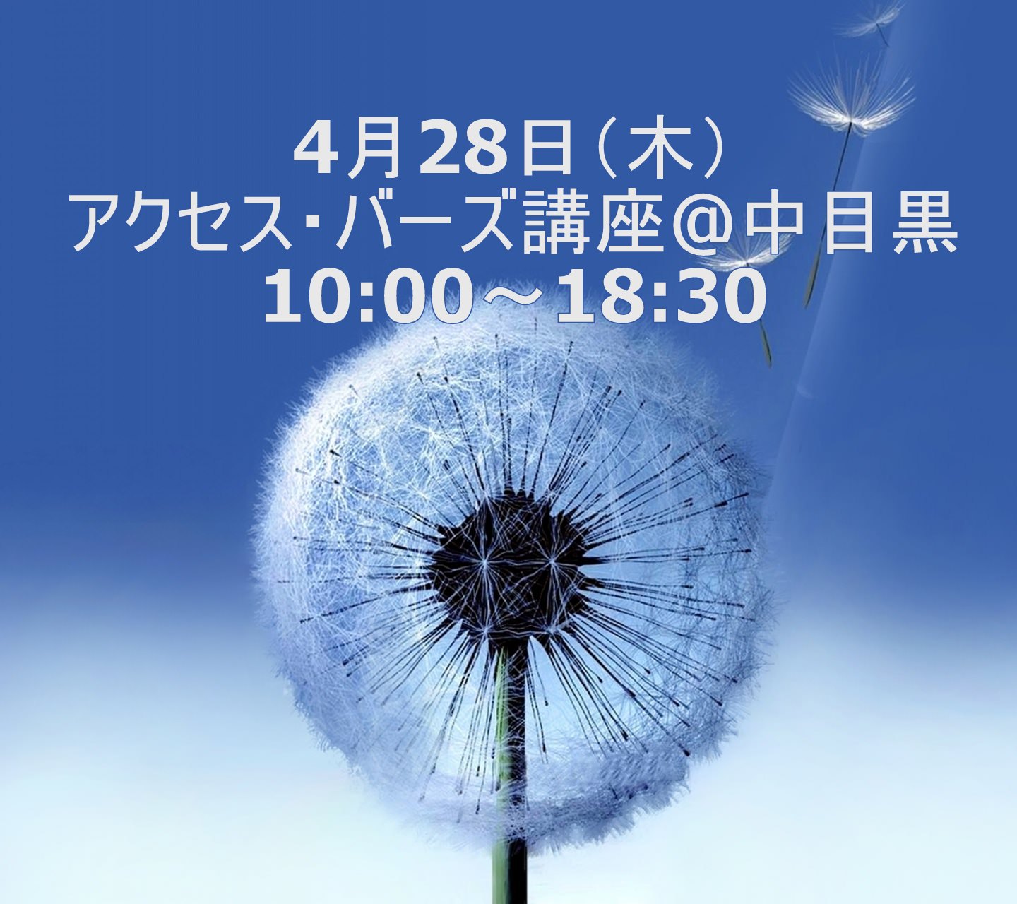 アクセスバーズ講座　10:00～18:00