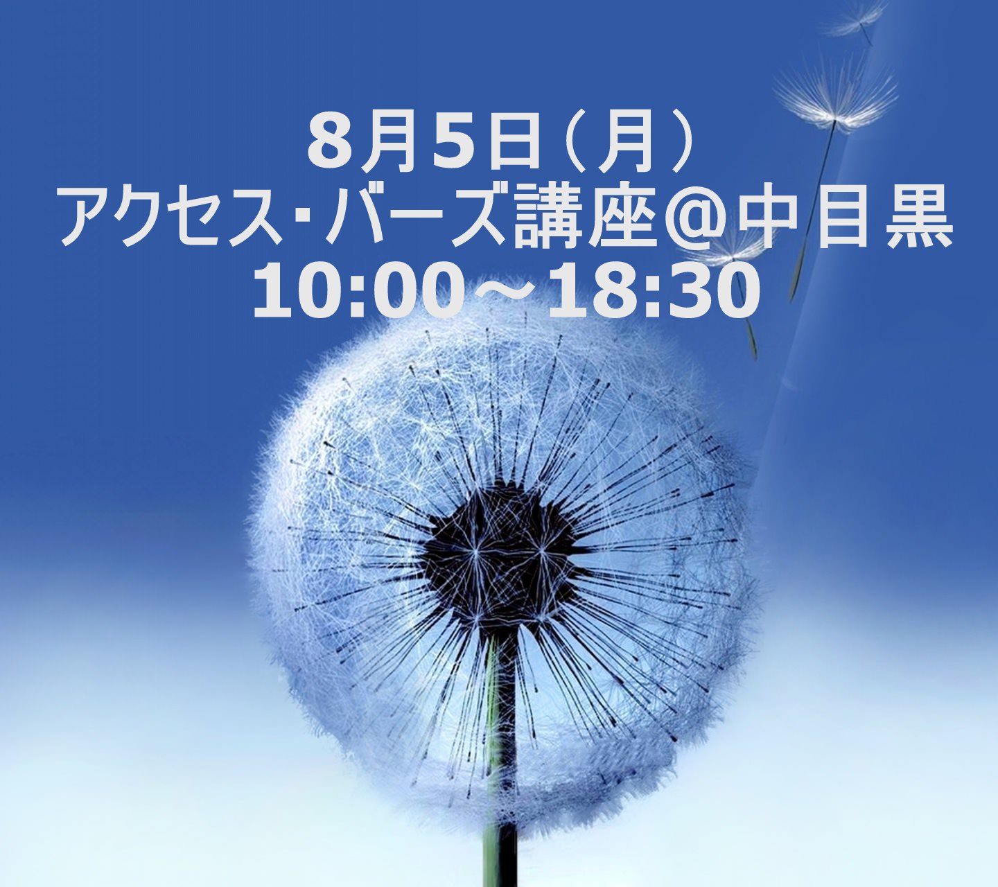 閉じ込められた人格（個性？）を溶かす講座 8:00～11:00