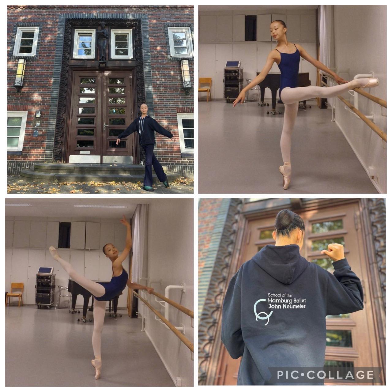 Hamburg Balletに留学中の茉優