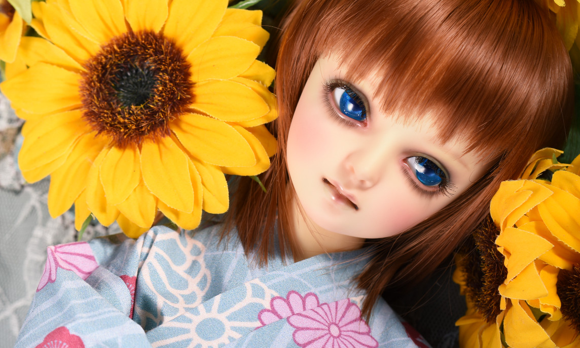 グラスアイ18mmスミレ&山吹いろグラデGLASS MIYABI miyabi グラスアイの販売 MIYABI GLASS STUDIO
