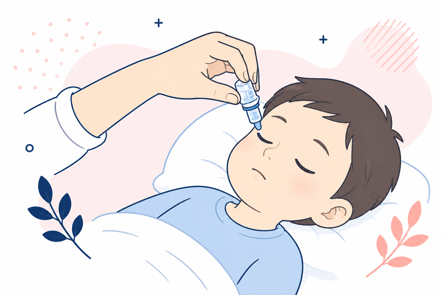 子どもの点眼