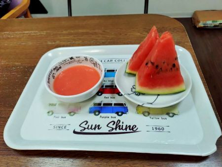 令和7年　8月　「スイカ割り(≧▽≦)🍉！」