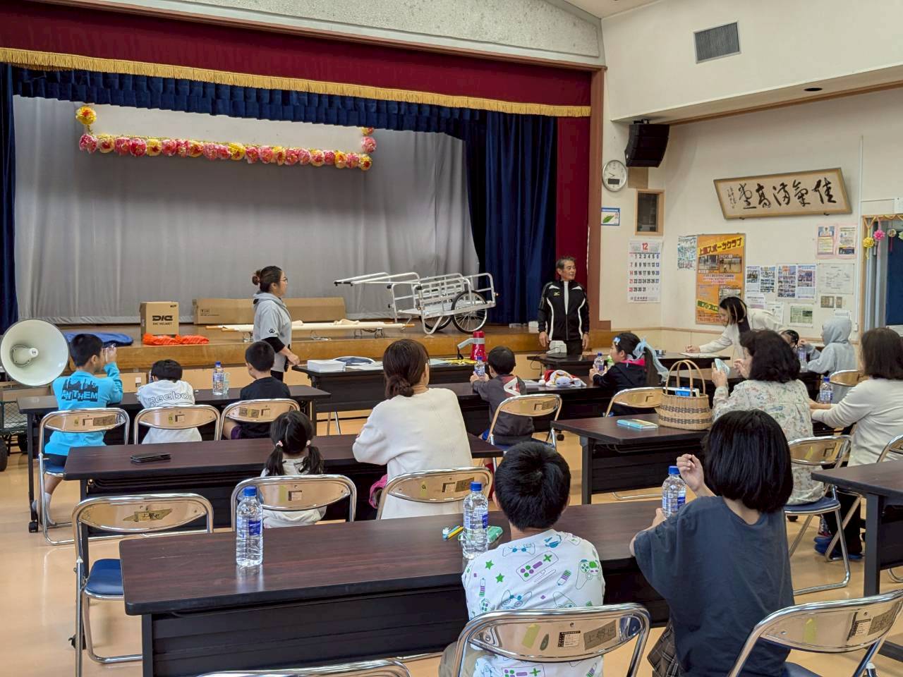 上勢区自治会主催　防災クリスマス会　上勢頭