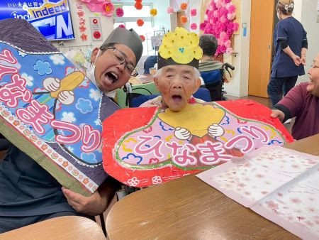 令和8年　3月　「ひな祭り(∩´∀｀)∩🎎💕」