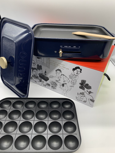 BRUNO ブルーノ コンパクトホットプレート平面プレート たこ焼き🐙プレート 木べら お買取致しました✨ウェストビレッジ荏原町店♻️