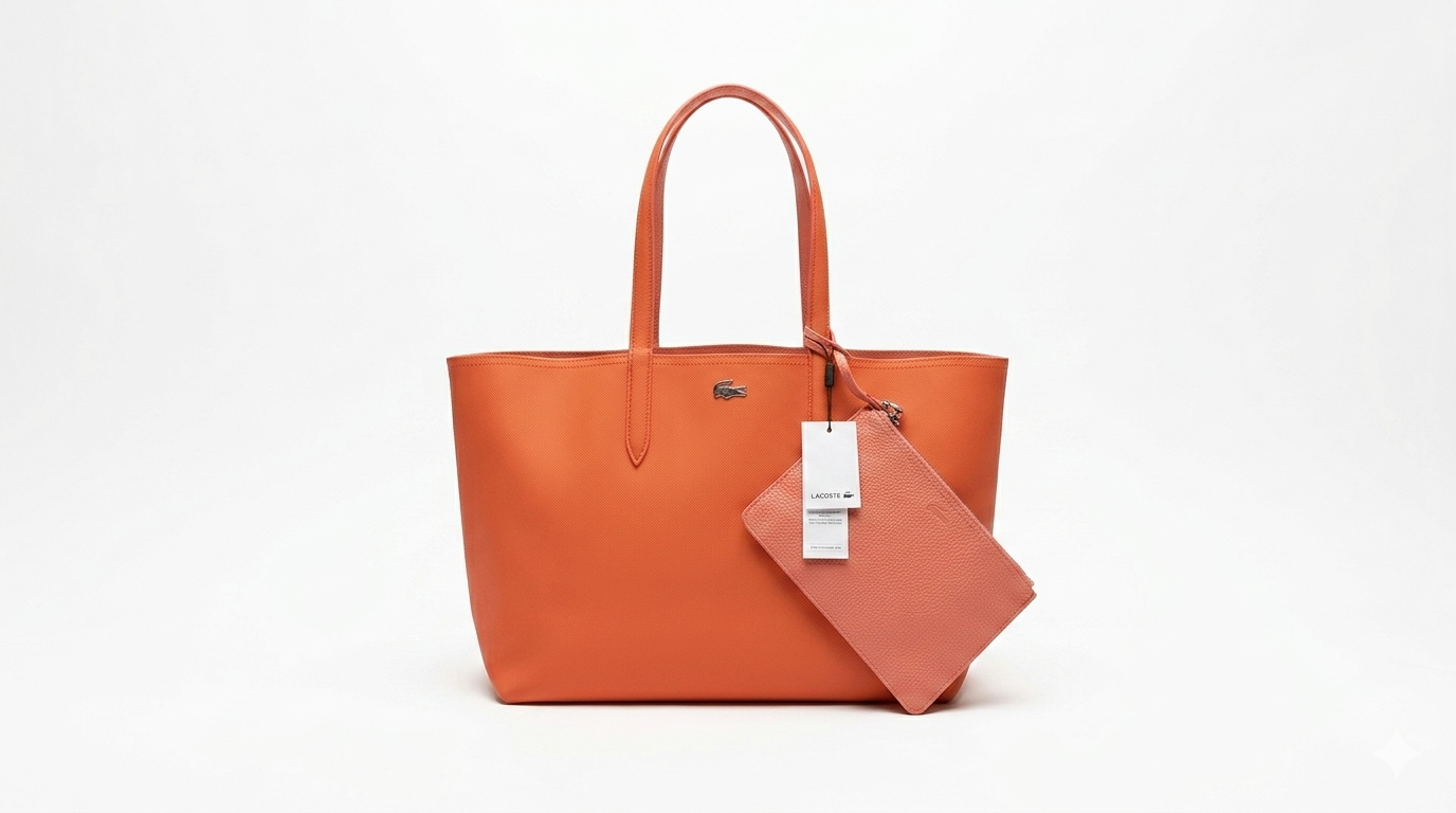LACOSTE 新品 リバーシブルトートバッグ 買取致しました👜ウエストヴィレッジ梅屋敷店