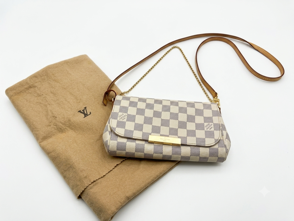 LOUIS VUITTON ダミエアズールフェイボリットMMお買い取り致しました❣️ウエストヴィレッジ梅屋敷店