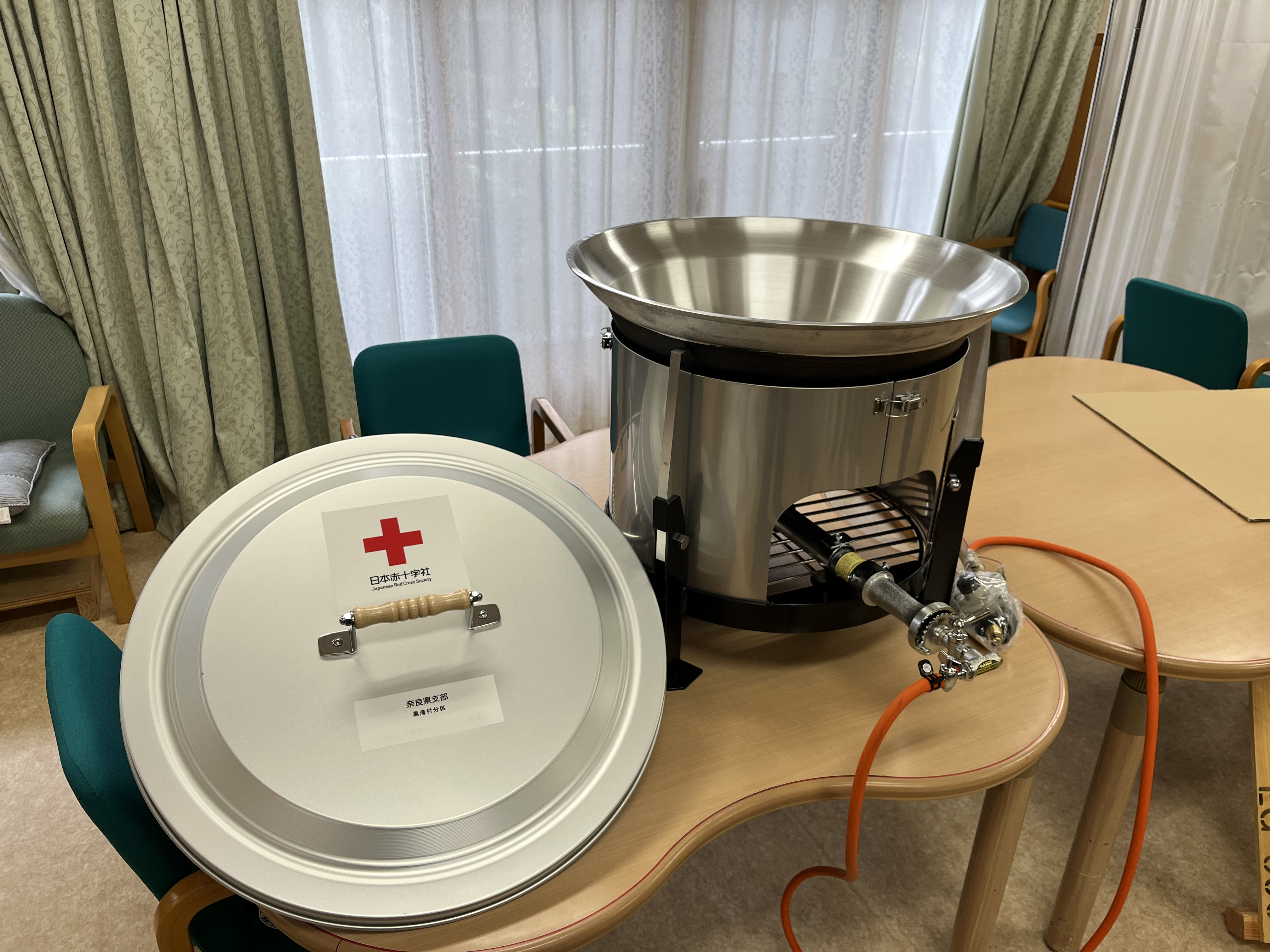 移動炊飯器が貸与されました。