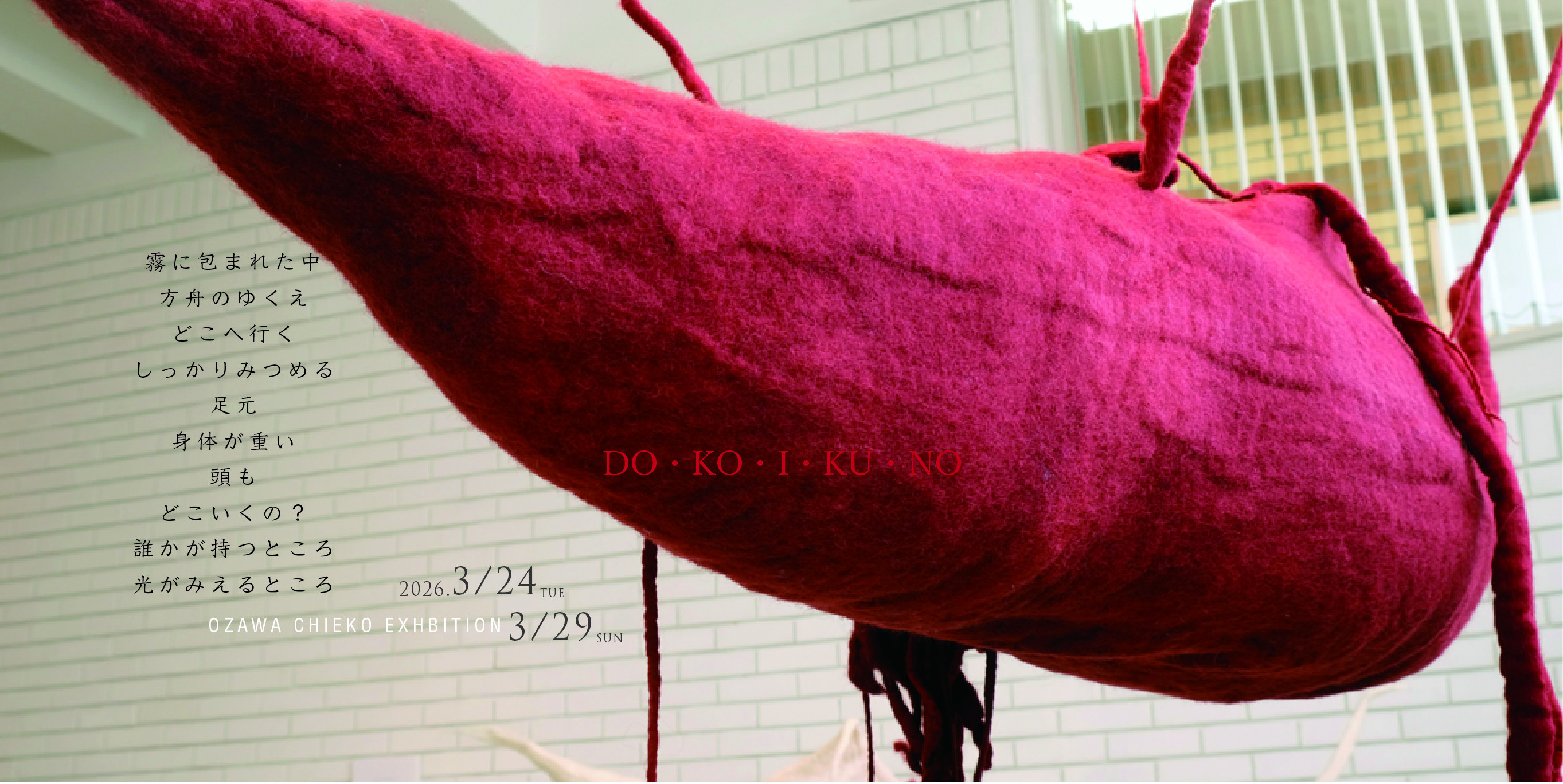 DO・KO・I・KU・NO　小沢智恵子展