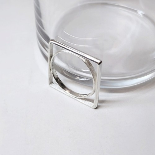 Square & Circle Ring