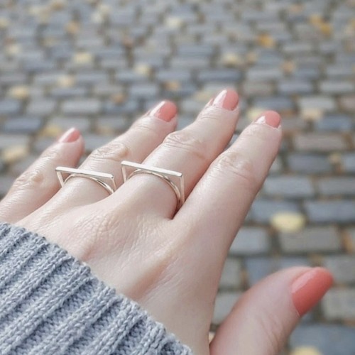 【CQL】Square & Circle Ring 2点セットを発売