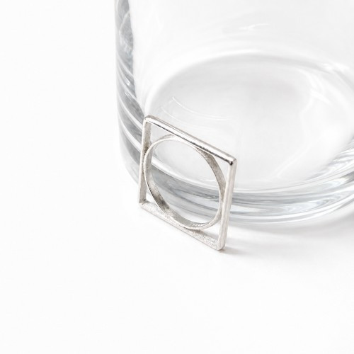 Square & Circle Ring
