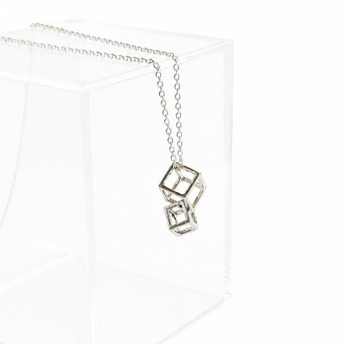 double cube pendant (S)