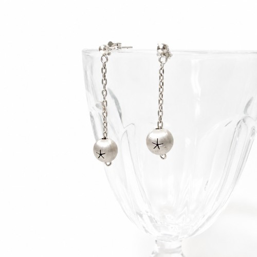 star light ピアス（silver ver.）