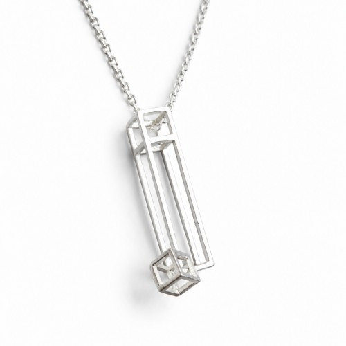 moving cube pendant