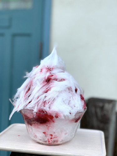 南アルプス八ヶ岳の天然氷 かき氷🍧始まりました。