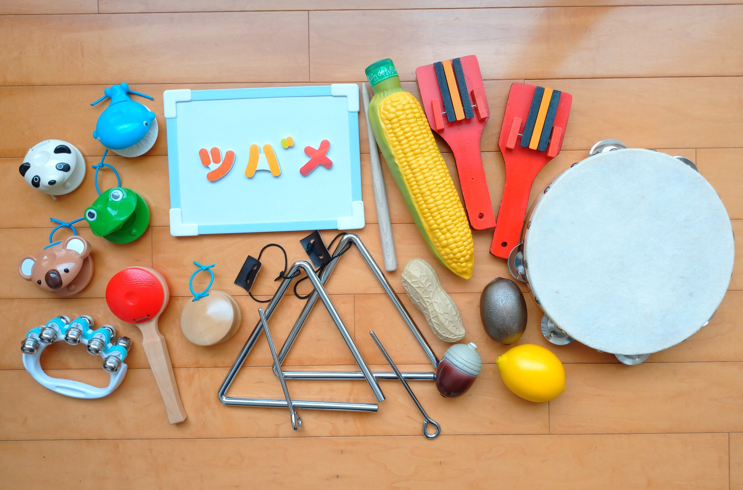 交流会の全員参加 『ツバメ』 の楽器たち。楽しく盛り上がりました🎵