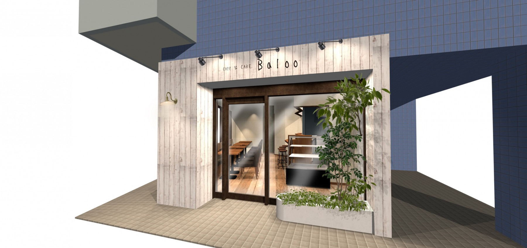 cafe+cake Baloo 元住吉のカフェ(2018.6月open)
