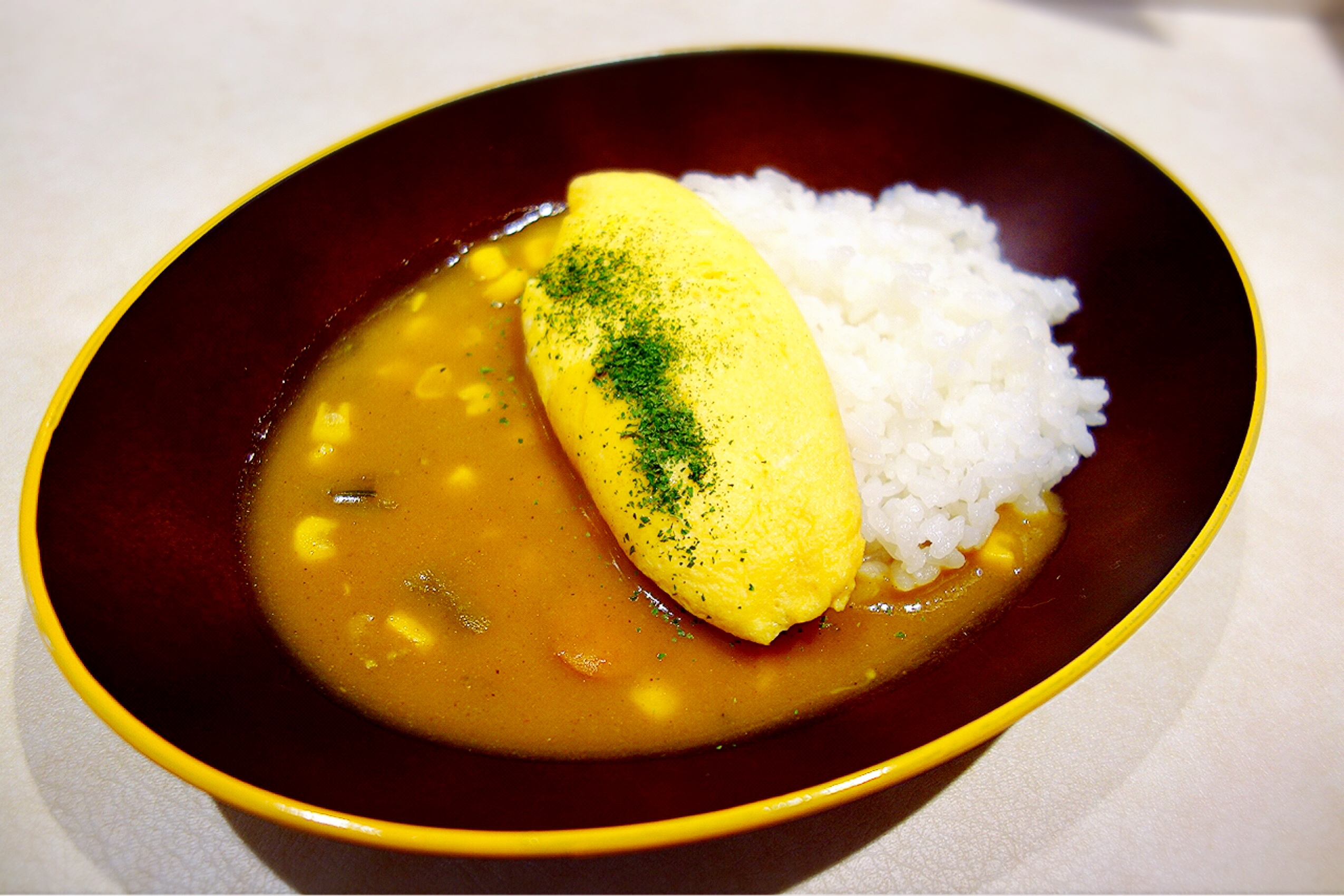 お子様カレー オムレツ添え 欧風curry Monzu