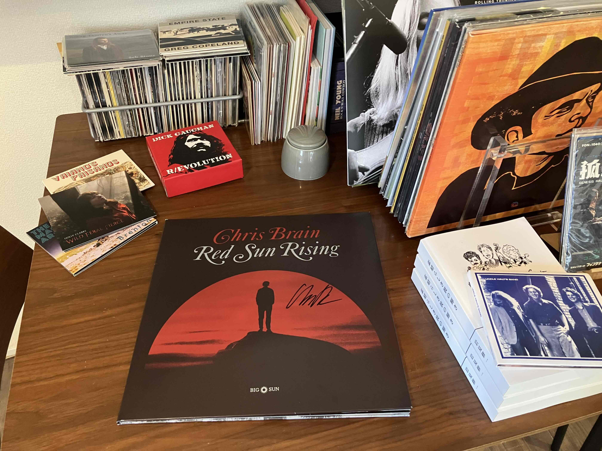 クリス・ブレインの新作『Red Sun Rising』が届きました。