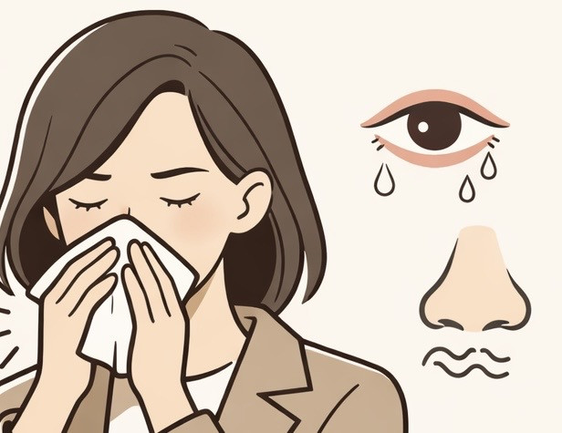 花粉症と首肩コリの関係