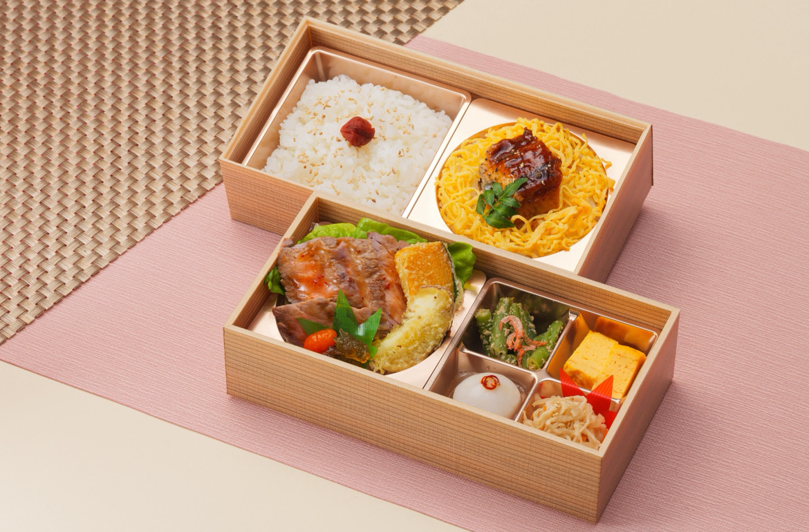 京ノ米と鰻重弁当