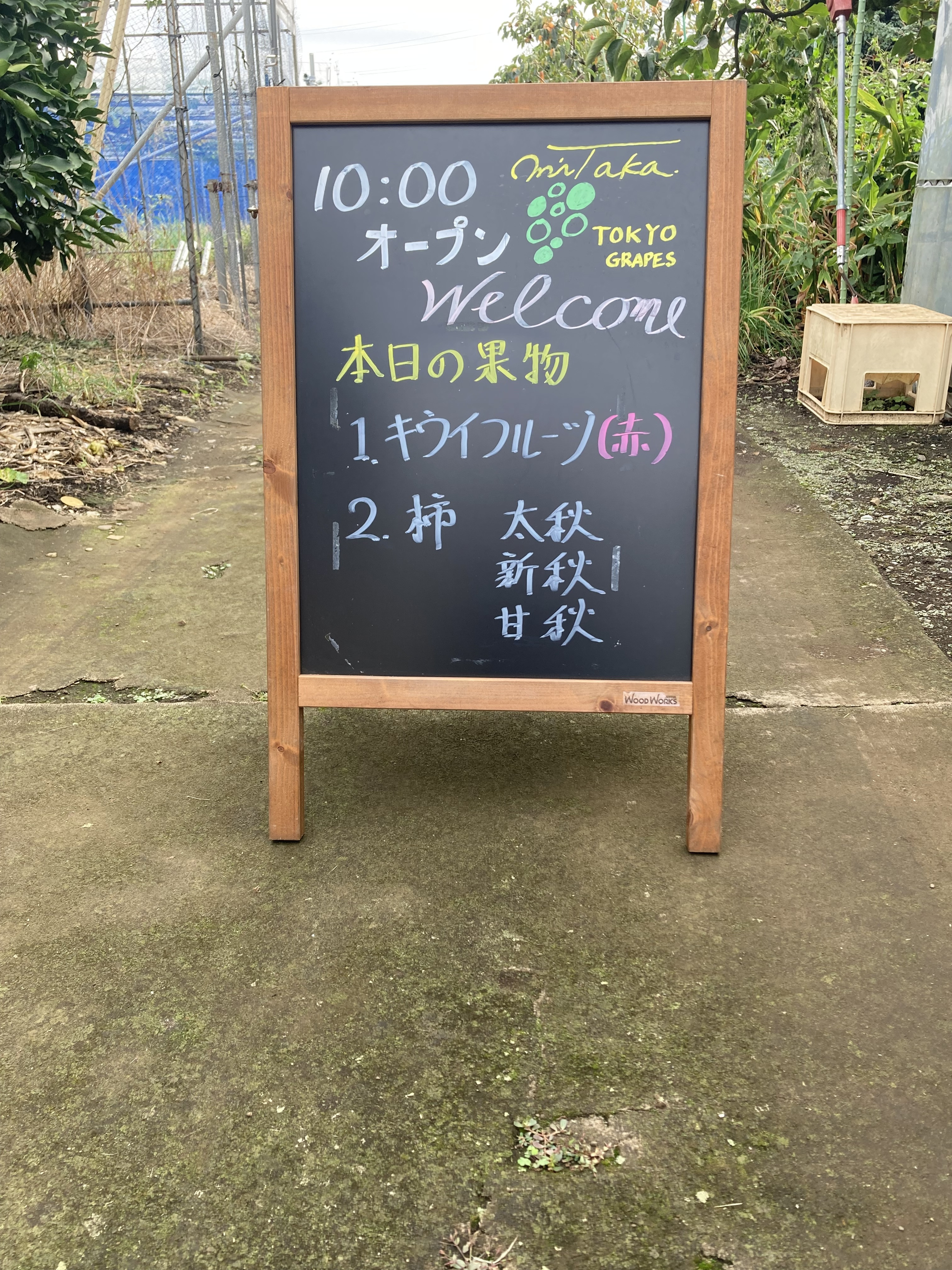 10月13日(月)の直売のお知らせ