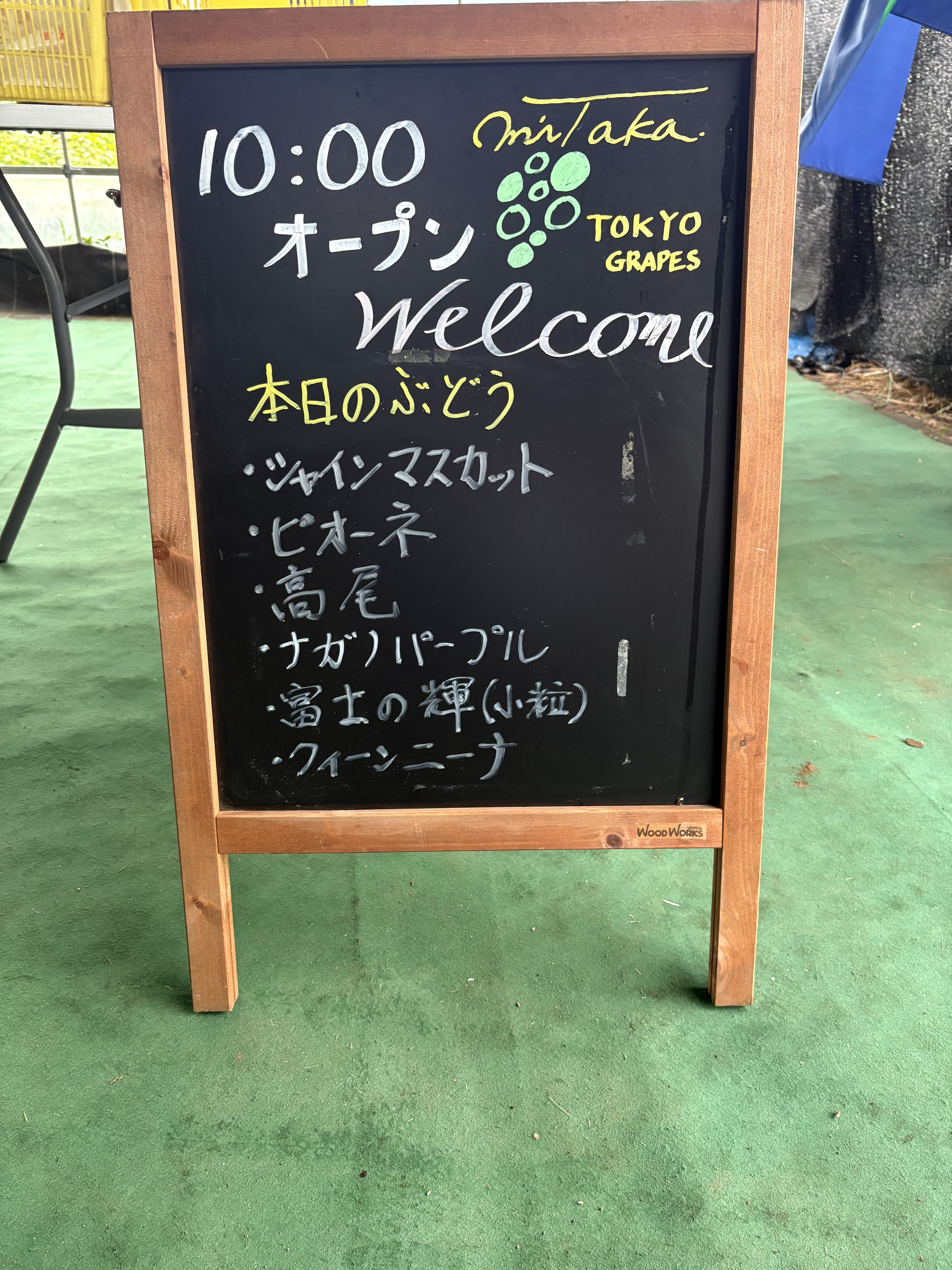 8月13日(木)のぶどう直売のお知らせ