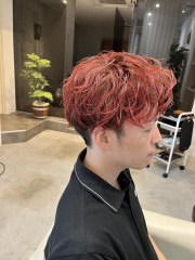 メンズカット、カラー