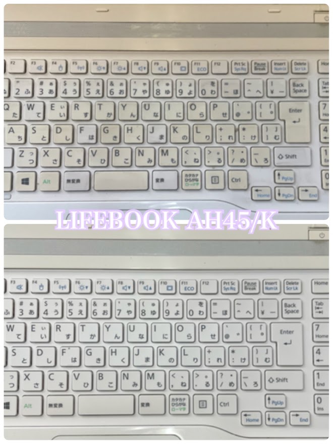 LIFEBOOK キーボード修理AH45/K