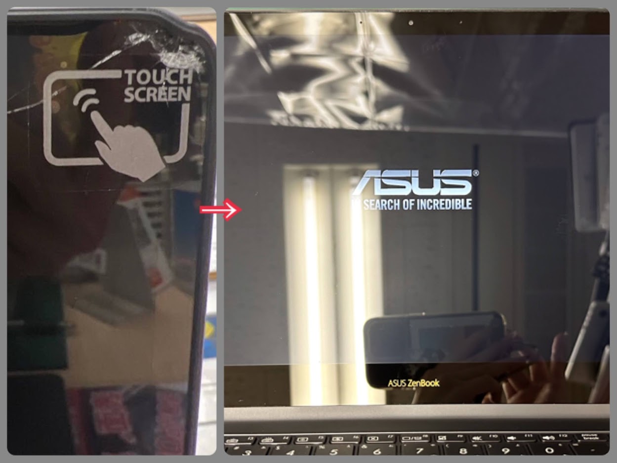 ASUS ZenBook液晶修理