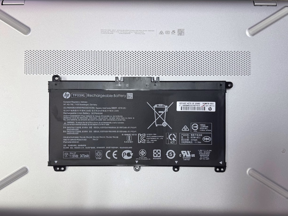 HP Pavilion Laptop 15-cc1xx