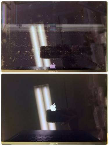 MacBookAir液晶不良修理