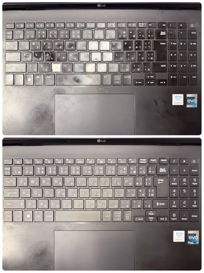 LGキーボード修理