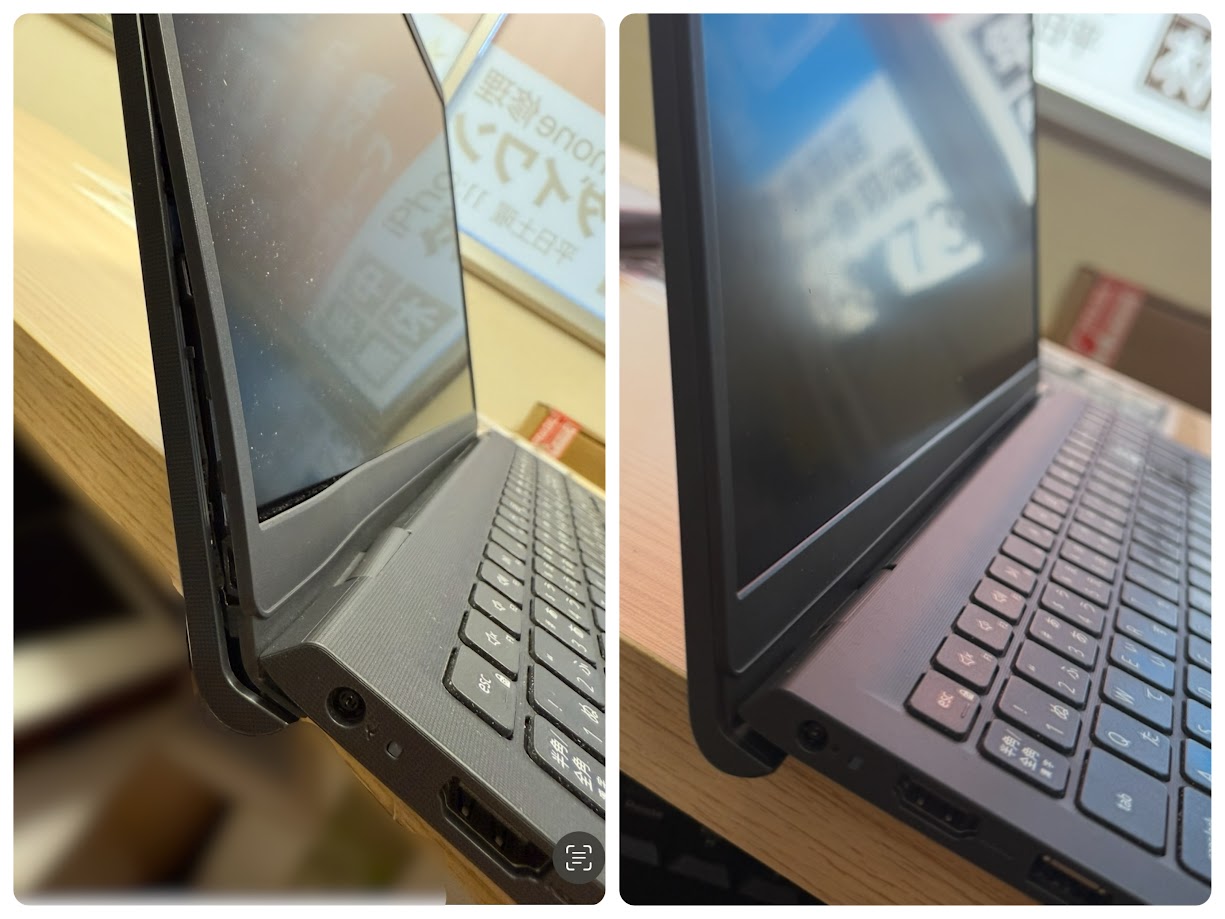 DELL Vostro 15 3510 ヒンジ破損による液晶天板交換修理を行いました