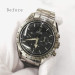 オメガ　OMEGA　スピードマスター　手巻　ボタン修理